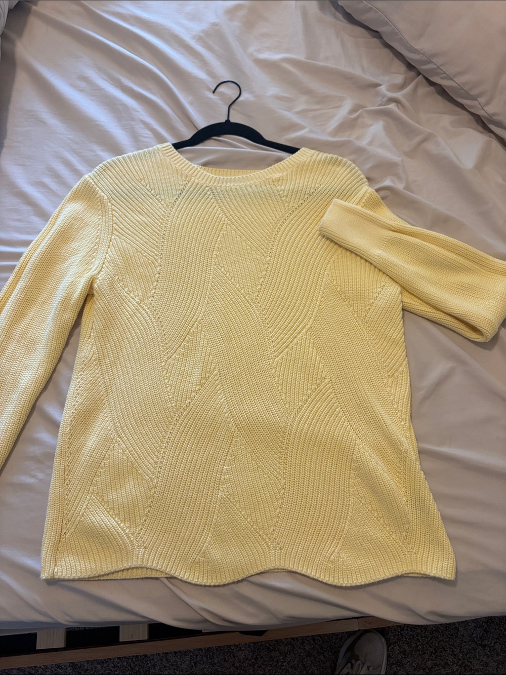 525 America Pale Yellow Crewneck Sweater